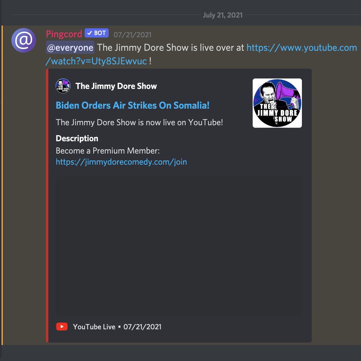JimmyDoreDiscord | 950+ members strong! tweet media