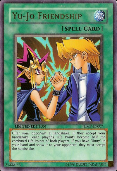 Official Cards w/ Yugi/Atem on them. Idk anything about the card game but  they sure look cool