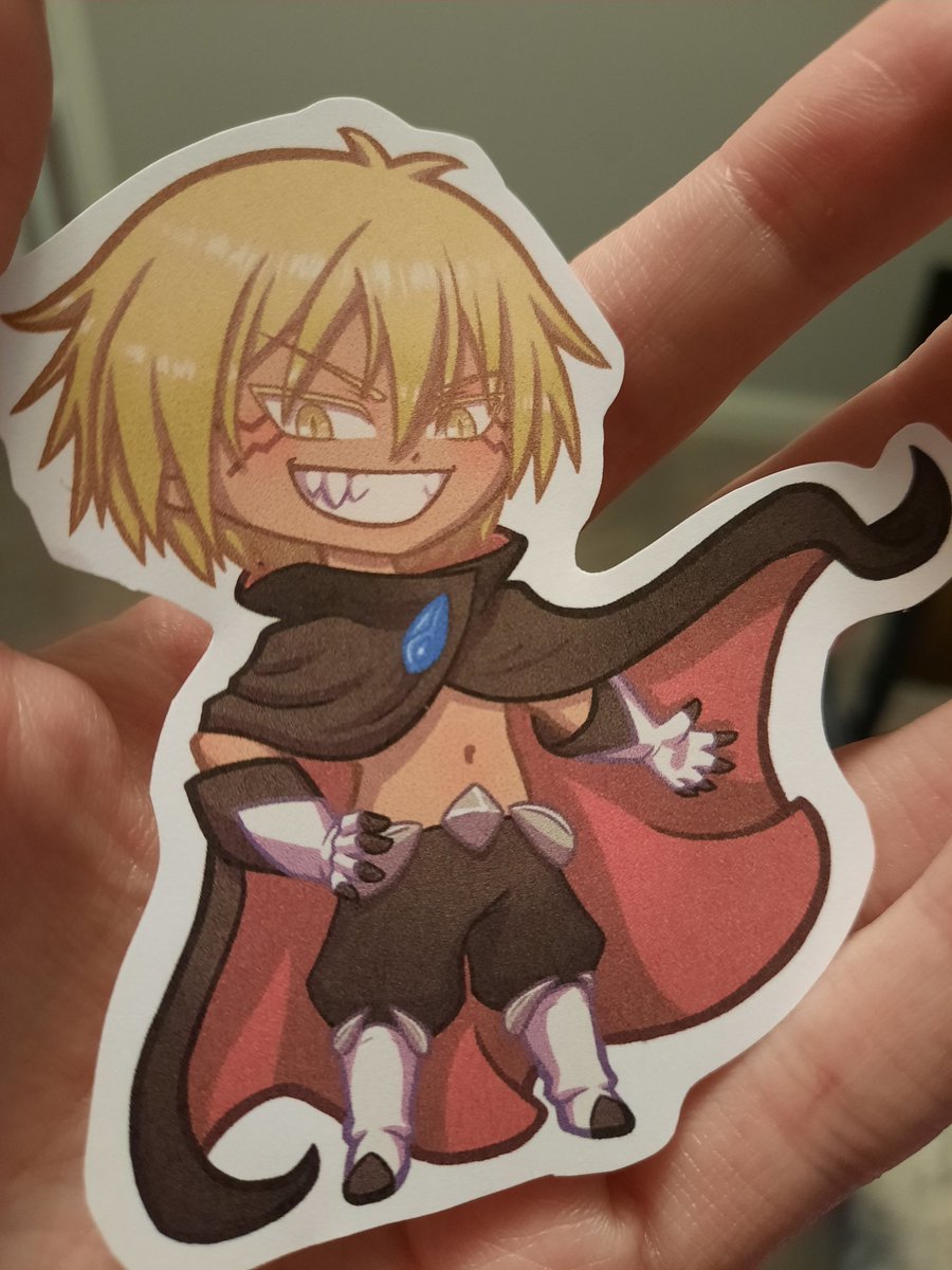 EvernightArcana's tweet photo. Upclose sticker pics, these are the 3in ones
Asmodeus, Dearia, Veldora, and a leusistic raven familiar for my dnd character
#stickers #merch #veldora #dearia #asmodeus #mairimashitairumakun #mairuma #tenseishitaraslimedattaken #reincarnatedasaslime https://t.co/pSUR8YNoVs