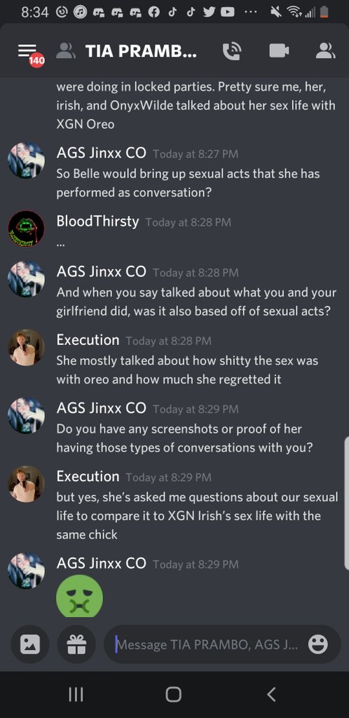 Official_Jinxx's tweet photo. What a great break from Twitter.
Except finding out who out that there are grown adults in this scene that were manipulating minors. It takes a real piece of shit to sit down and talk to minors about their fucking sex life. To prey on children is fucking sick.
@ellepai @ell3na https://t.co/5GMn1djG4F