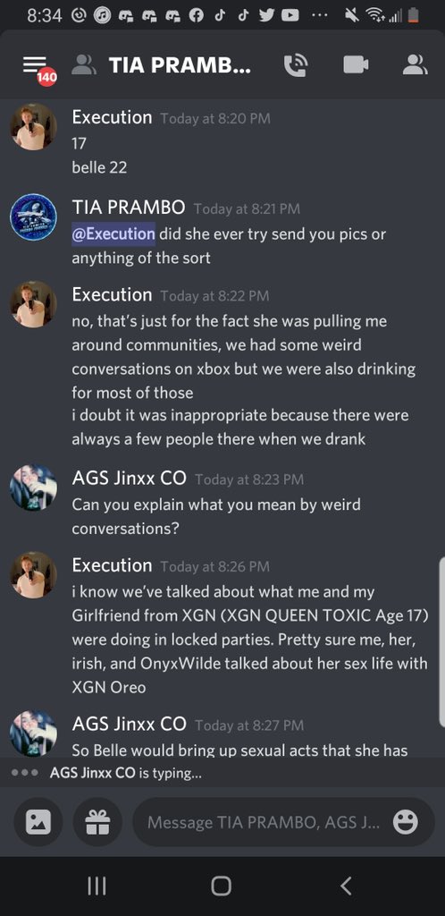 Official_Jinxx's tweet photo. What a great break from Twitter.
Except finding out who out that there are grown adults in this scene that were manipulating minors. It takes a real piece of shit to sit down and talk to minors about their fucking sex life. To prey on children is fucking sick.
@ellepai @ell3na https://t.co/5GMn1djG4F