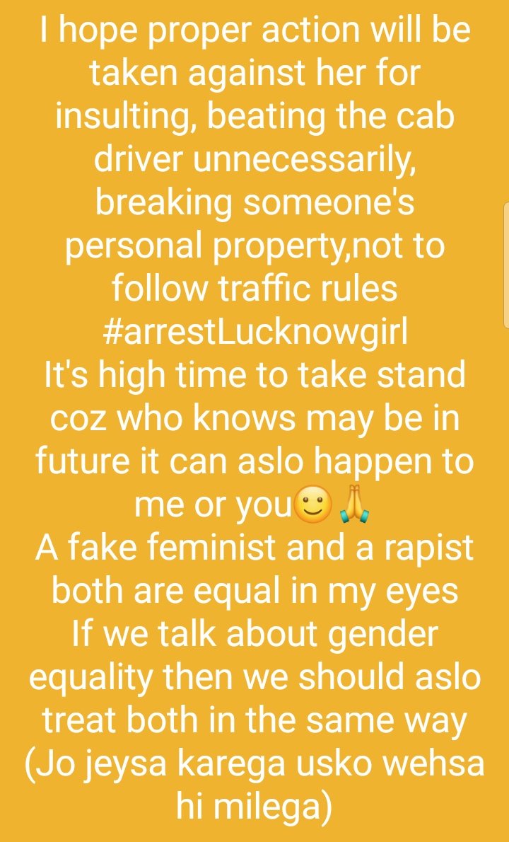 hrithikpatel112's tweet photo. I appeal to the government of Lucknow to serve justice else the people of whole Nation will start take a stand in their own way
#ArrestLucknowGirl https://t.co/L6kEhPJh0o