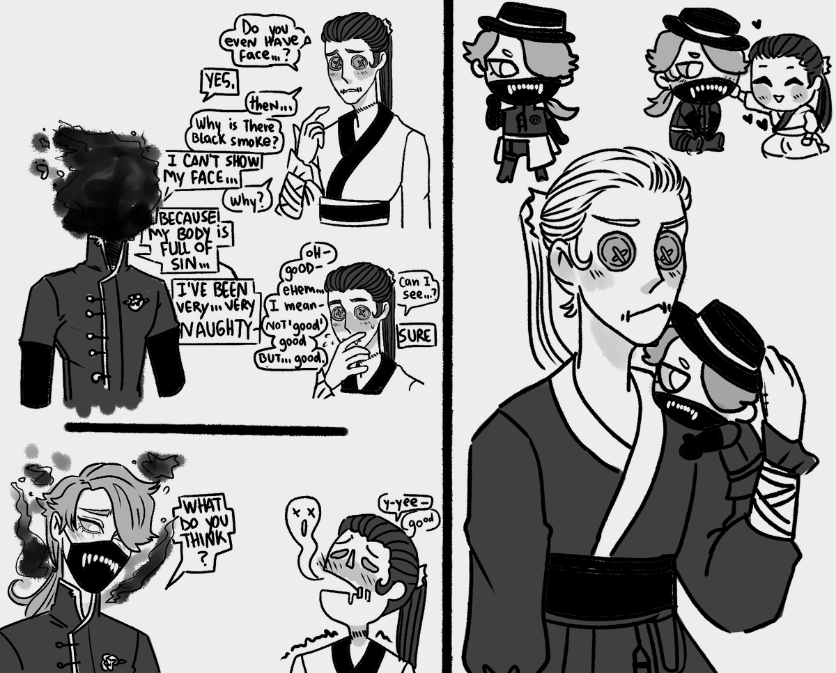Lolo_Lex's tweet photo. Rol Swap!Wusop + mini Hunter Embalmer (Mortician??)

well them https://t.co/h306en3hDQ