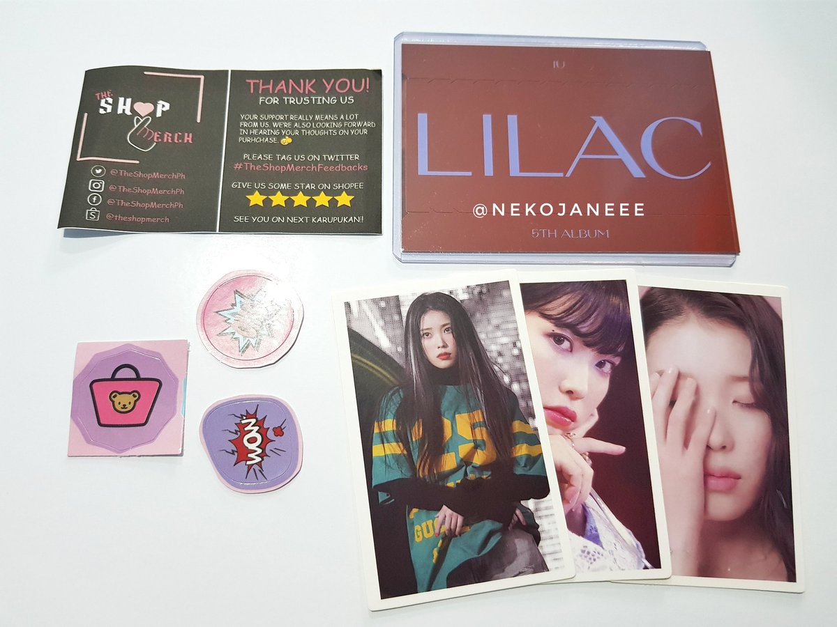 nekojaneee's tweet photo. Thank you so much @TheShopMerchPH for my lilac pb hidden card!! love the freebies and convenient transaction~~ ππ #TheShopMerchFeedbacks https://t.co/mNiPLGdJSr