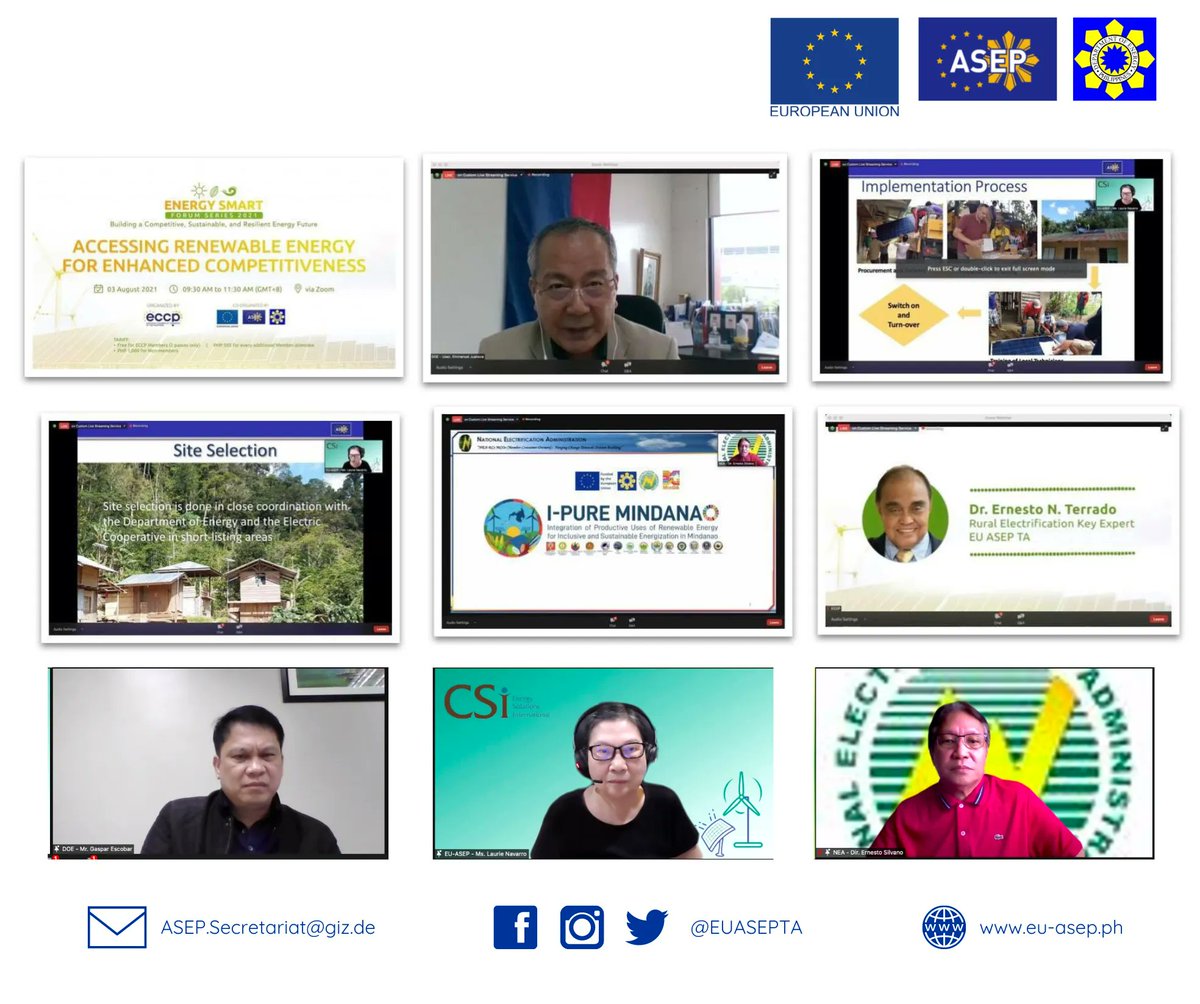 euasepta's tweet photo. ATM: #ESFS2021 on “Accessing Renewable Energy for Enhanced Competitiveness and Strengthened Recovery”

This dialogue is organized by @ECCPonline in partnership with @EUinthePH supported @EUASEPTA

WATCH the discussion via Facebook: https://t.co/HRouAOJxHA #EUPHEnergy #EUASEPTA https://t.co/1RkuCmqBRy