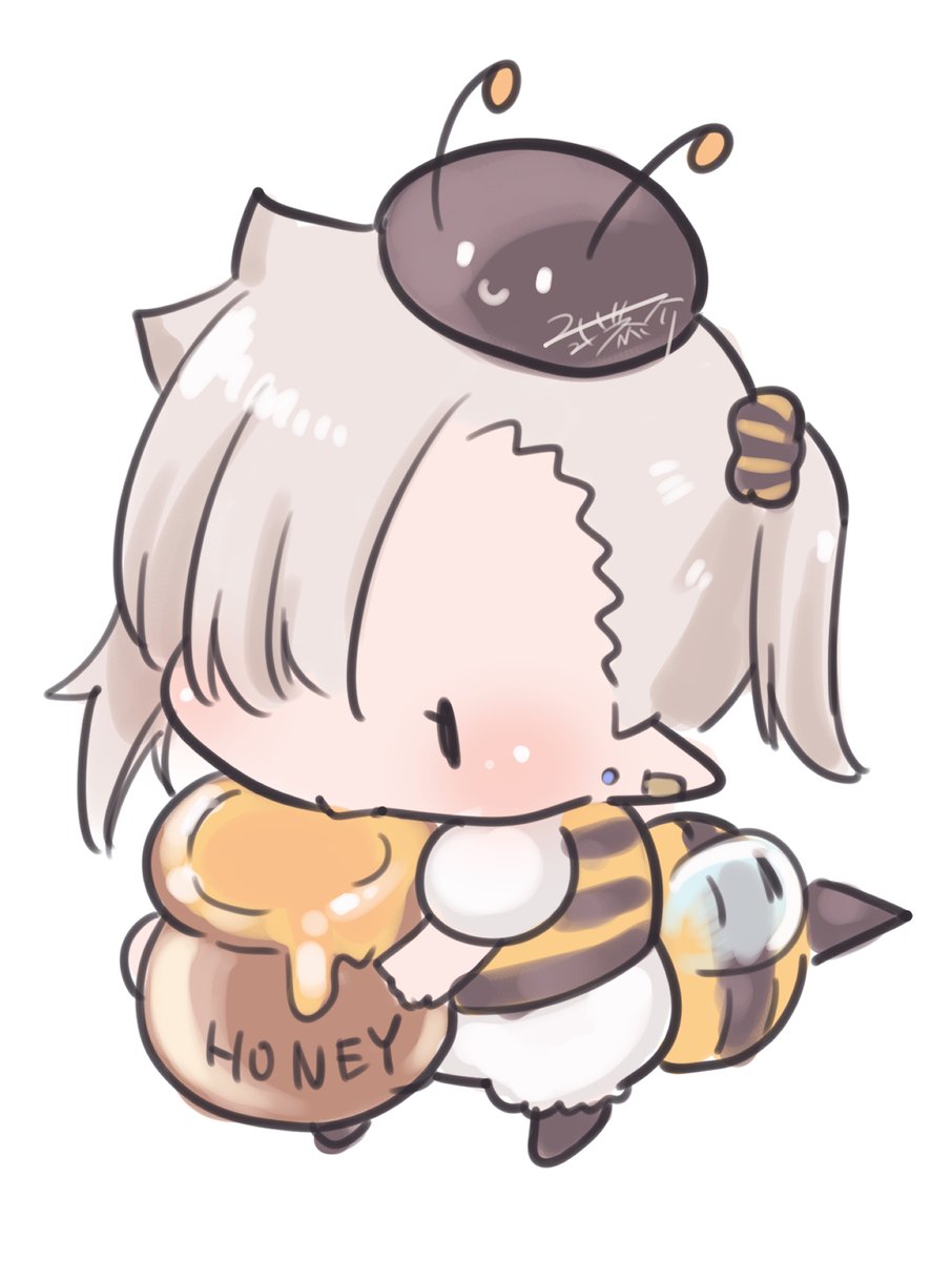 「ブン
#ちゃんと吸えない吸血鬼ちゃん
#はちみつの日 」|二式恭介＠吸血鬼ちゃん連載中！のイラスト