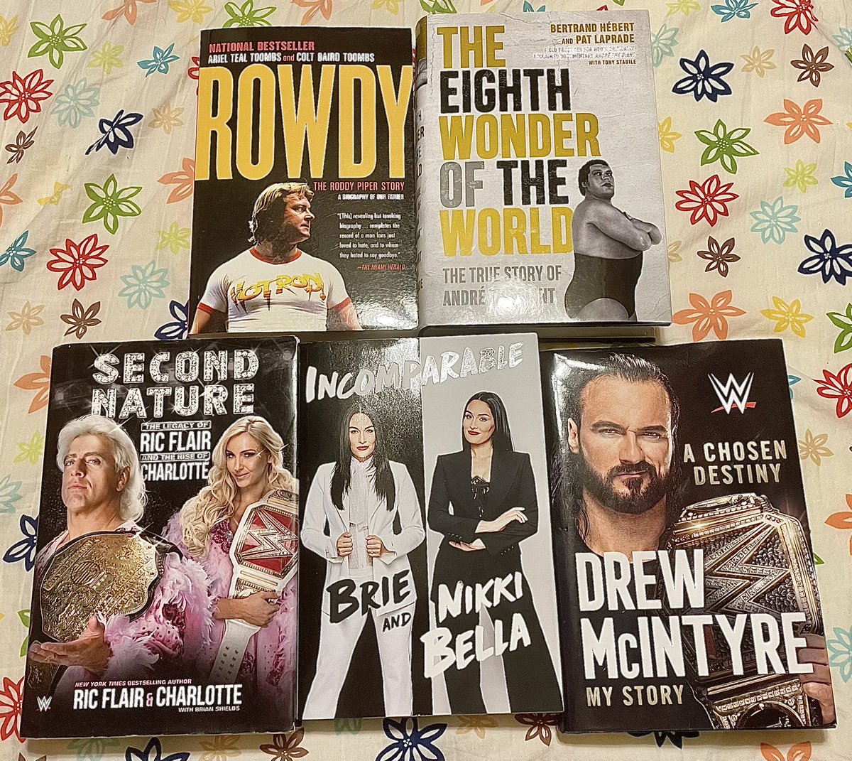 wwecrystalclear's tweet photo. Part One Of My Book Collection https://t.co/wqHMThtXC3