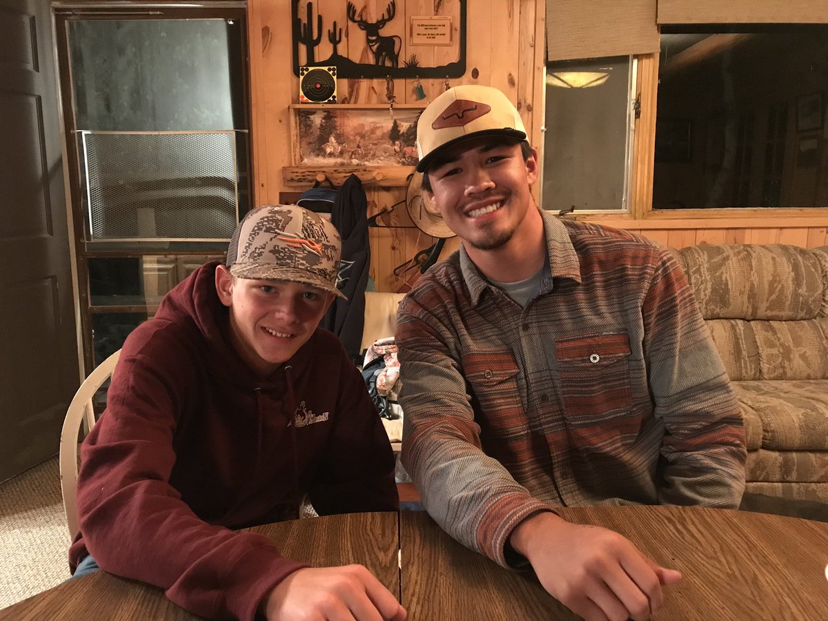 Hayden Lieb (@liebhayden) on Twitter photo Good seeing another Alaskan brother in the mountains. Traded hats with this future stud bull rider! Good seeing another Alaskan brother in the mountains. Traded hats with this future stud bull rider!