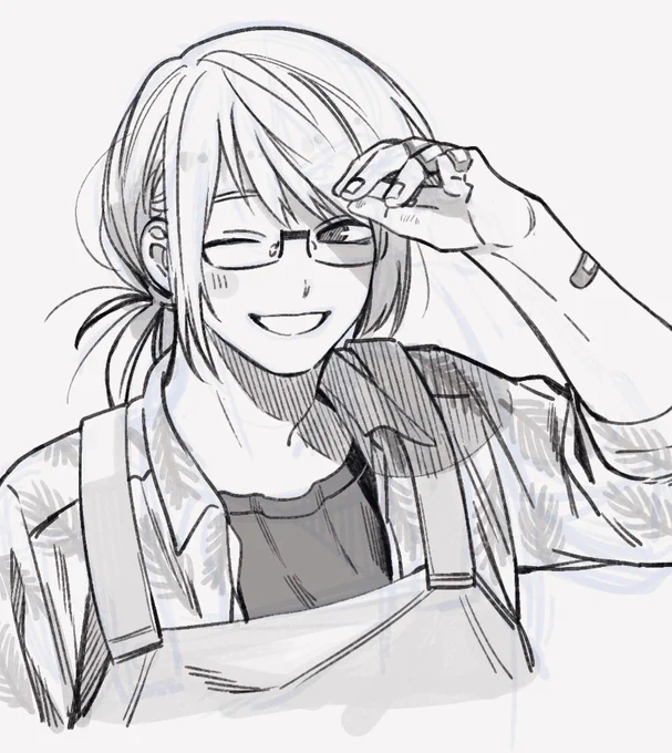 昼間の眼鏡
(一枚目は花屋柄シャツお兄さん) 