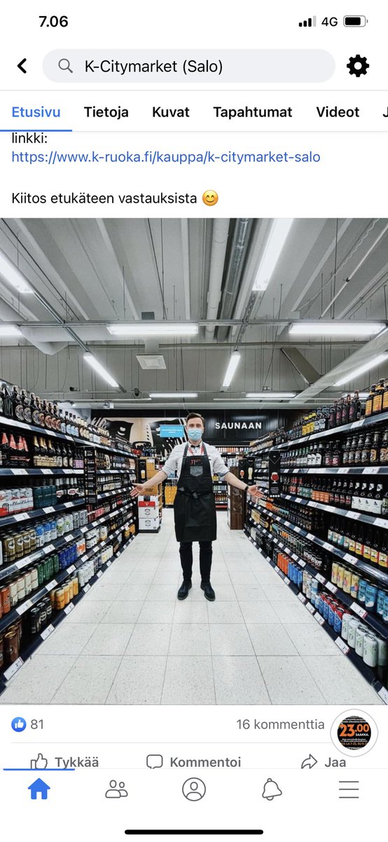 eemeliaaltonen's tweet photo. Asiakkaille helppo tapa viestiĂ€ kaupalle on sosiaalinen media, eilinen kysely Facebookissa ja instassa toi meille kaupalle n.20 uutta tuotetoivetta pelkĂ€stÀÀn panimo-osastolle.TĂ€mĂ€n pĂ€ivĂ€n aikana heti pystymme tilaamaan valikoimiin milteinpĂ€ heti nĂ€mĂ€ kaikki tuotteet đđ» #kcmsalo https://t.co/BciMuto1Ul