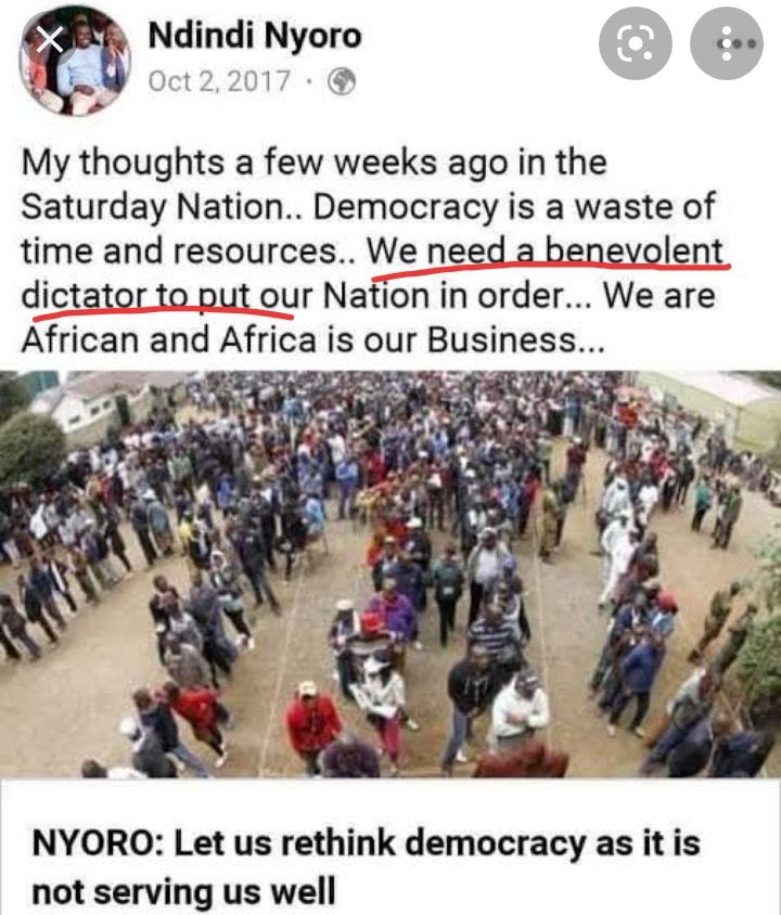 JBKenya_'s tweet photo. When James Orengo said,”Revolution eats its own People”

Life is a vicious cycle, Ndindi Nyoro. Democracy dont eat its own people. Its always good to be sober. https://t.co/CGm2nSPKUp