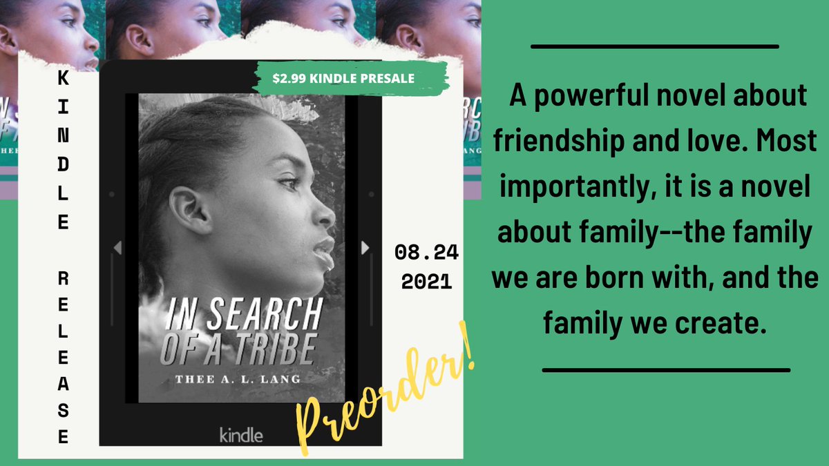 TheeALLang's tweet photo. Preorder this amazing #familydrama that has a slight supernatural vibe. https://t.co/6ZH50lRtpt #ebook #blackwriters #blackfiction #blacklit #blackstories #twitterread #KindleBooks https://t.co/zGjSo1oPPl