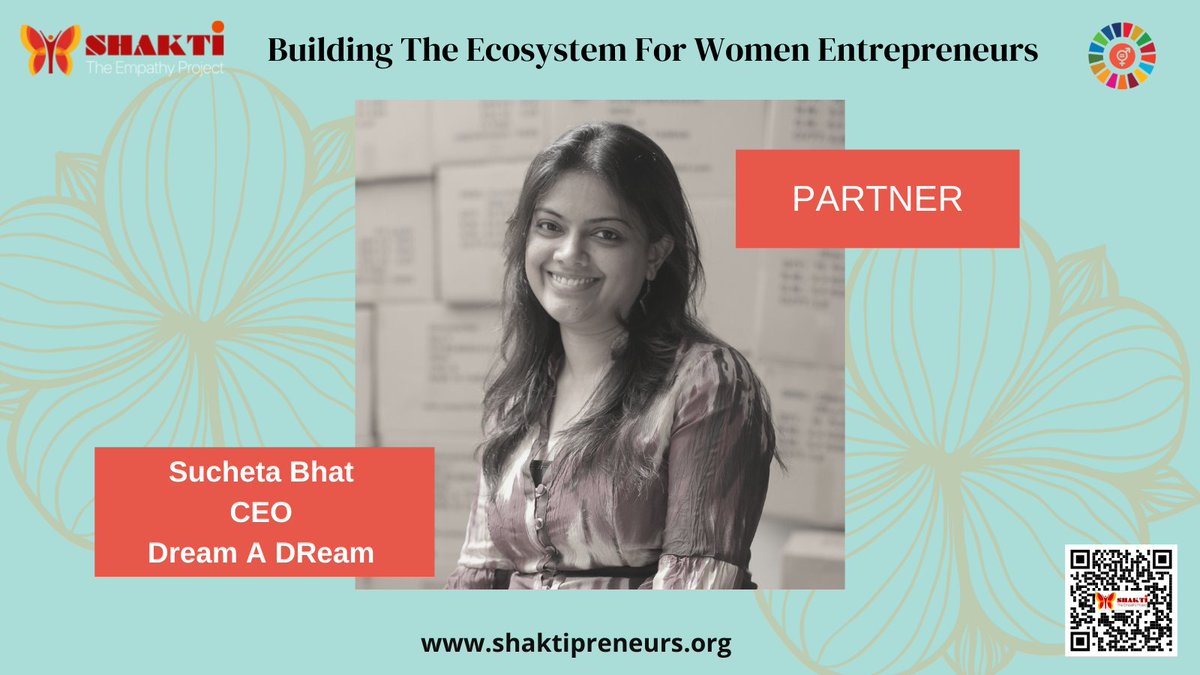 We are excited to welcome the August 2021 cohort as #shaktipreneurs and kickstart a life long journey of learnings and friendships. We are glad to have Sucheta Bhat, CEO, Dream A Dreams as our partner.