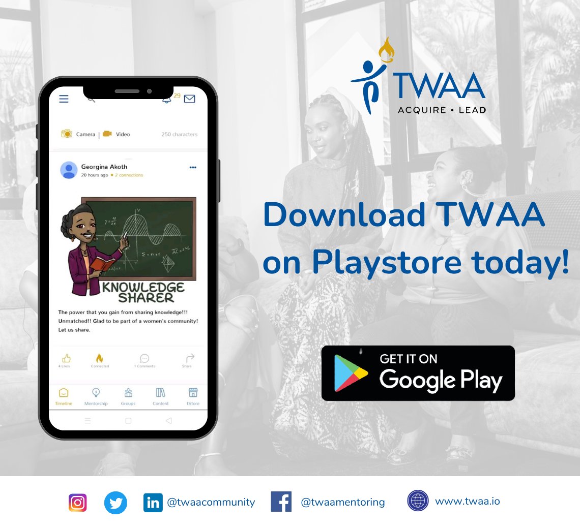 Migiro16's tweet photo. #TWAA
#knowledgesharer
@TwaaCommunity https://t.co/MQTAHI1eQo