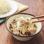 お店開けそうな美味しさ。豚の旨みがじんわりなネギ塩レモンだれで食べる素麺レシピ登場‼