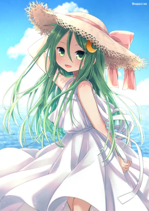 夏真っ盛りな長月を描かせていただきました～
白ワンピと麦わら帽子は最高だぜ
リクエストありがとうございました!
 https://t.co/EXCMKOdWce #Skeb #Commission @skeb_jp 