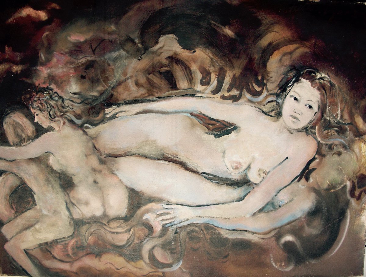 GuyeHendrick's tweet photo. capturing andromeda   oil on canvas  24x32"  seascape myth https://t.co/gw8NpzbU2g