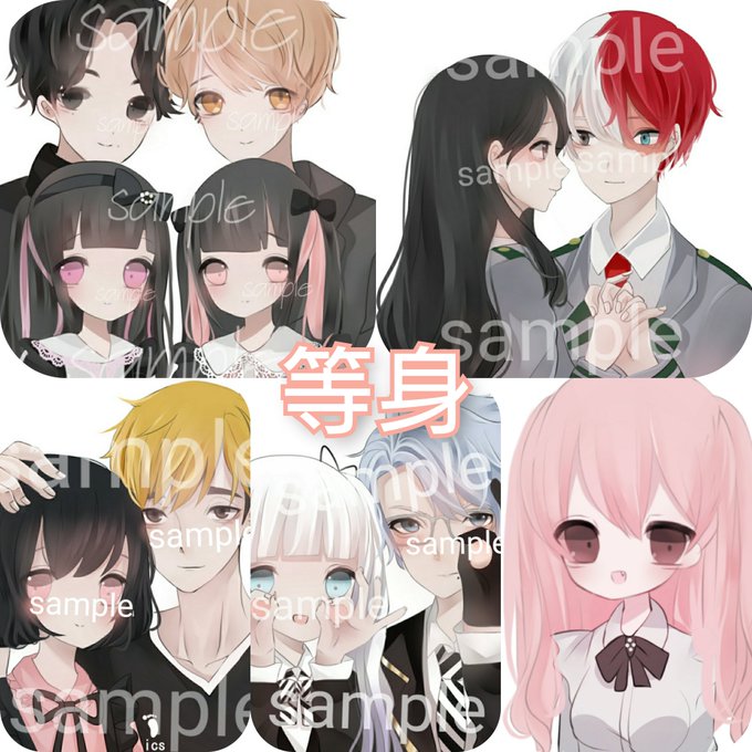 るん様専用】イラストオーダー ポストカード はがき チェキ 写真