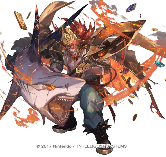 『ファイアーエムブレム ヒーローズ』様にて、『紅蓮の海賊王 スルト』を描かせていただきました! サメちゃん!
ムスペルでもお祭り催してください、王様。
#FEH #FEHeroes #FEヒーローズ
https://t.co/fYyCG8rlna 