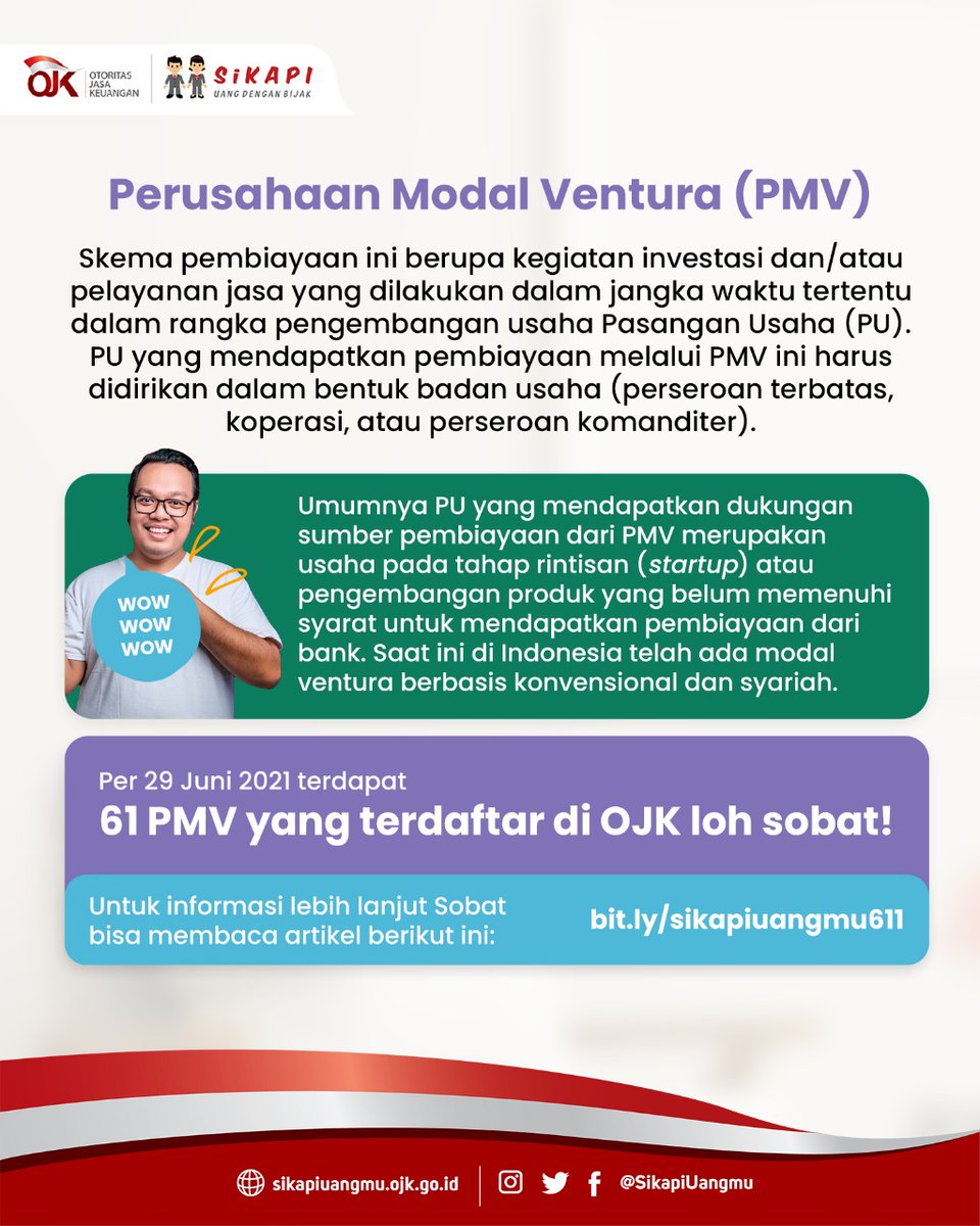 sikapiuangmu's tweet photo. Postingan kali ini akan mengulas skema pembiayaan yang dapat dijadikan sebagai alternatif sumber pendanaan untuk usaha rintisan atau startup.
Yuk simak penjelasannya, siapa tau Sobat bisa merintis usaha impianmu.
#permodalan #startup #umkm #securitiescrowdfunding #modalventura https://t.co/awbkGmfFVC