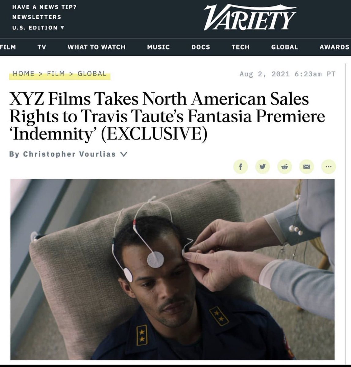 NosiphoDumisa's tweet photo. So so proud #GambitFilms #Indemnity
@GambitFilms_ @XYZFilms @Variety https://t.co/0L2zDypK5H