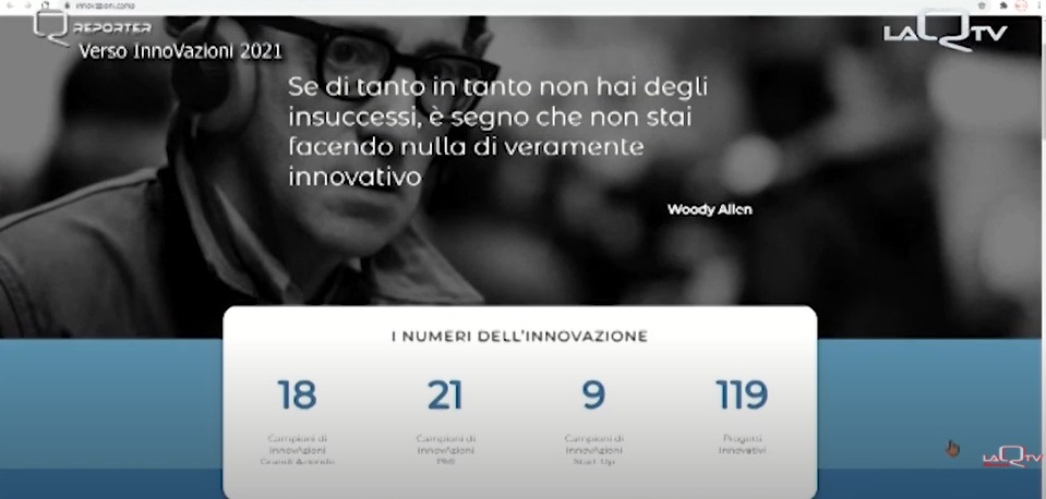 ConfAbruzzoMA's tweet photo. 🏆🥇🥈🥉Una competizione di idee in cui #PMI, #STARTUP e #SPINOFF si contendono ben 6 premi. 
❗Un grande festival in cui far conoscere la propria innovazione aziendale. 
🎥Dagli studi di #LaQTV Paolo De Grandis ci spiega tutto di @InnovAzioniCamp 2021!  https://t.co/JRyZXk0MTU https://t.co/LfdwrppowL