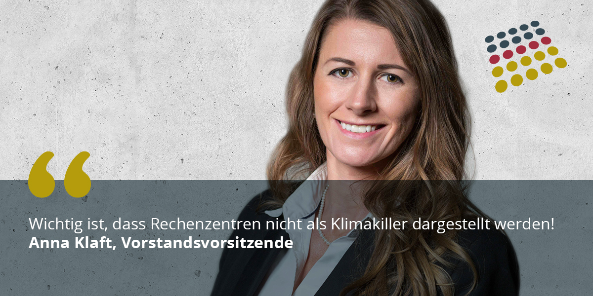 GDA_Datacenters's tweet photo. Im Immobiliéros-Podcast von #IMMOCOM spricht @GDA_Datacenters-Vorsitzende Anna Klaft über #Datacenter als #Investment, den aktuellen #Transaktionsmarkt, #Standortvoraussetzungen & die größten Herausforderungen der Branche, bspw. Klimaneutralität bis 2030🔊 https://t.co/ePwbqGiZId https://t.co/YzZYvDC44C