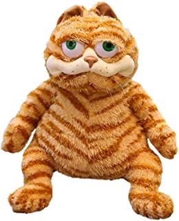 / disturbing 

Today's next Garfield merchandise of the day is. oh lord. This live action Garfield plush that i do not know the brand of. (the sitting pose is so ominous)