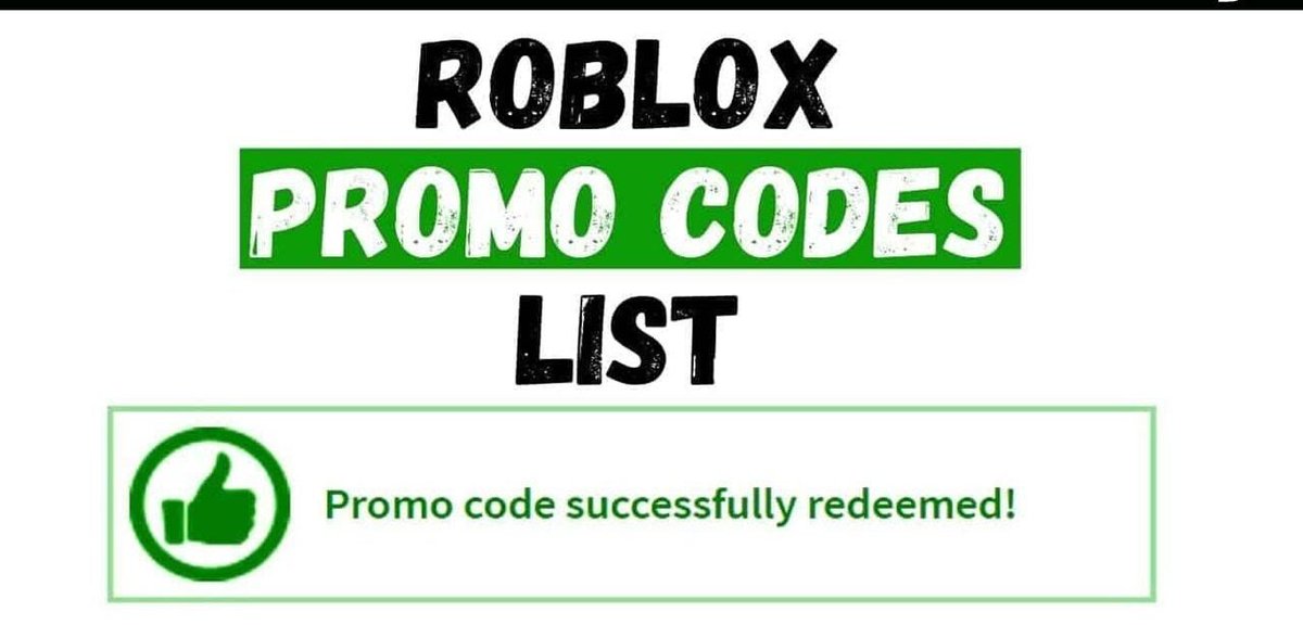 Roblox Promo Codes 2023 Robux (@Robloxpromoco10) / X