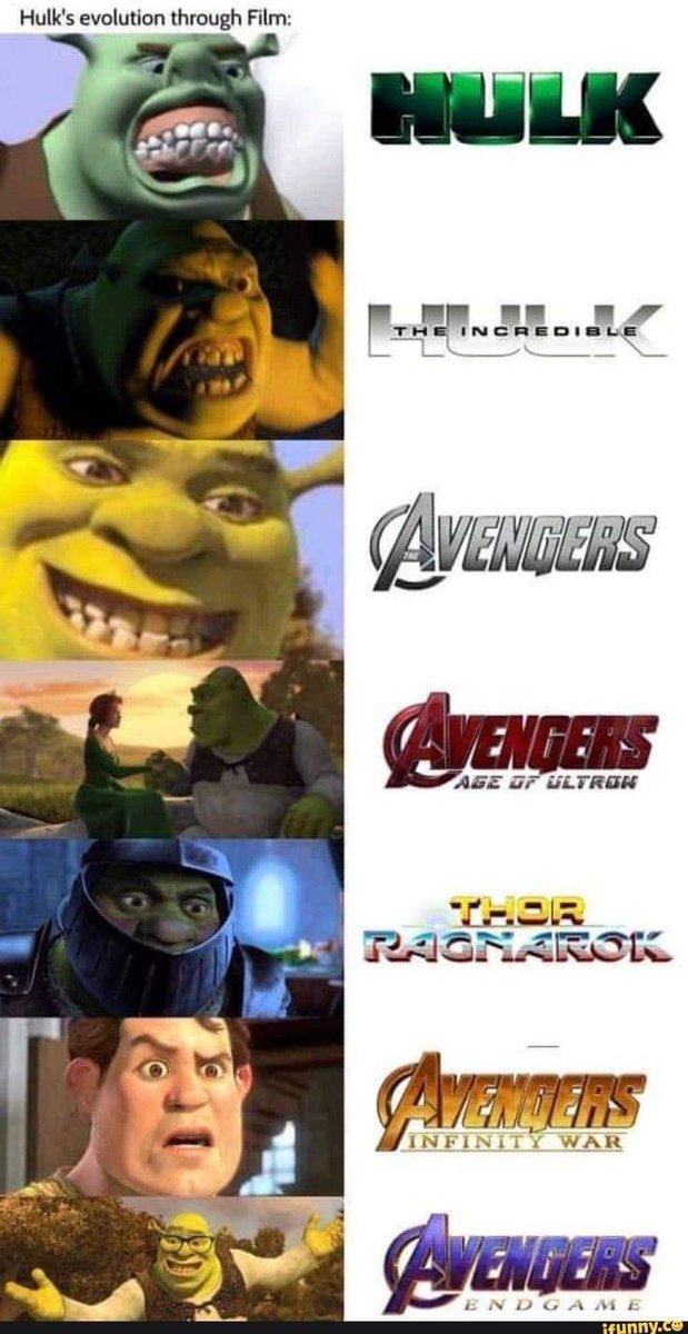 marvelpulse's tweet photo. Hulk evolution https://t.co/mUrS2p8sID