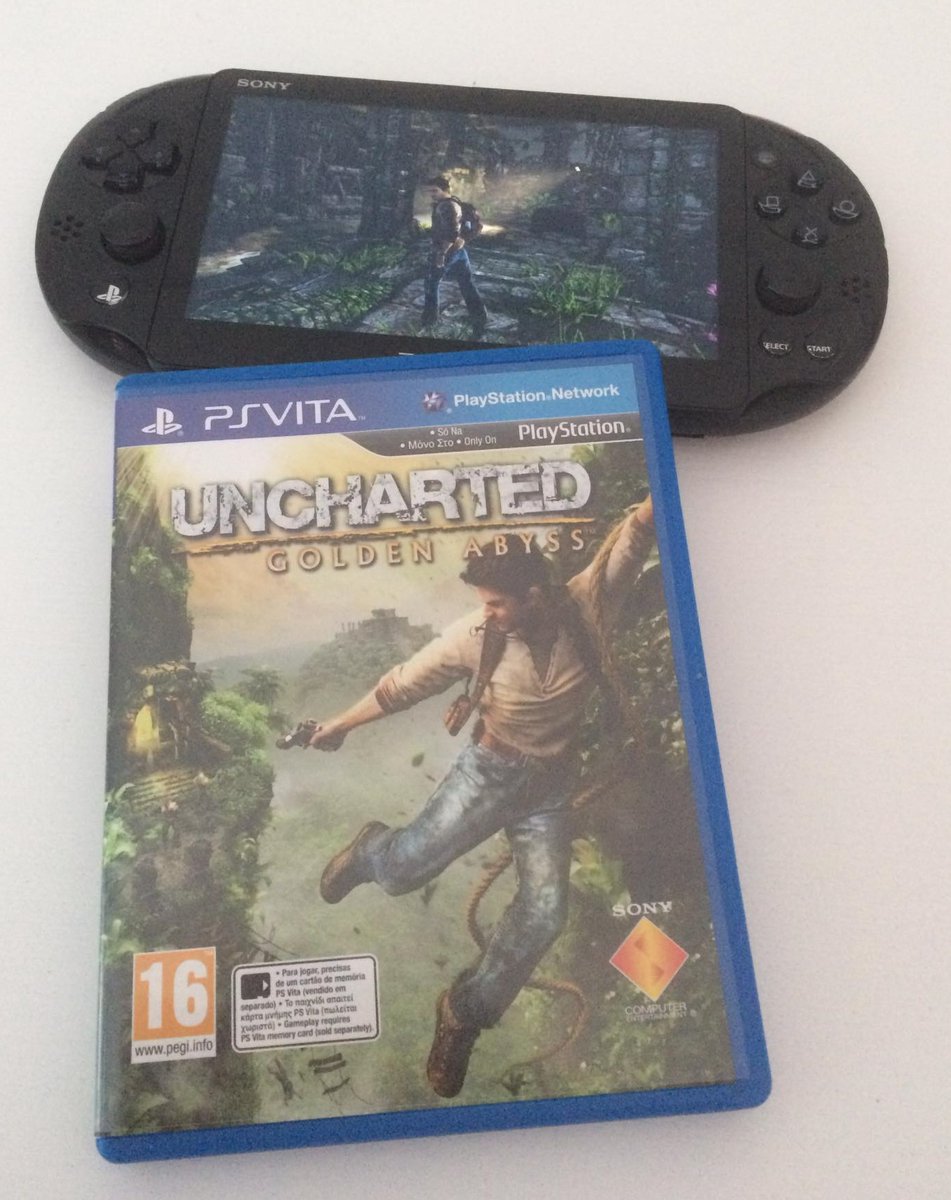 GameChestBlog's tweet photo. Now Playing:
Uncharted: Golden Abyss
Vamos lá testar e estrear esta máquina! +.+
#uncharted #goldenabyss #PSVita #Sonygames #Naughtydog #Actionadventuregames #Explorer #shootermaniac https://t.co/XpT4v9ebRc