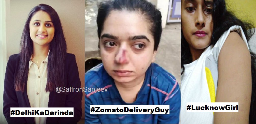 SaffronVoice_'s tweet photo. India is the country where a random girl like them can destroy a MEN's career, dignity, reputation &amp; even life by just making a FAKE allegations and gain FAME, if she wants

Remember them...

#lucknowgirl #Feminism #justiceforcabdriver #ArrestLucknowGirl #ArrestPriyadarshaniYadav https://t.co/pAu27R53kk