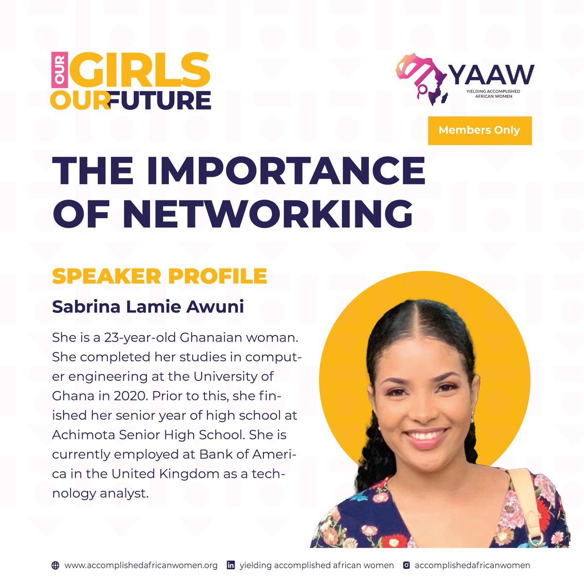 PAyinembabazi's tweet photo. Too excited to be part of the Fearless, Inspired and Transformed Women!
Yielding Accomplished African Womenππ
Super pumped up for this journey!!
@AAfricanWomen
#yaashecan
#ogof21
#yaashewill
#TeamDoTheMost
#ourgirlsourfuture https://t.co/OCzfyJzamS