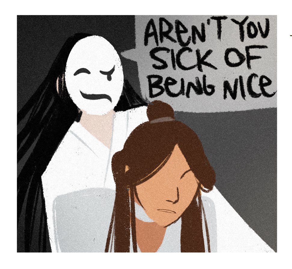[tgcf] cw: vague spoilers 

RIP to the white-clothed calamity but i'm different 