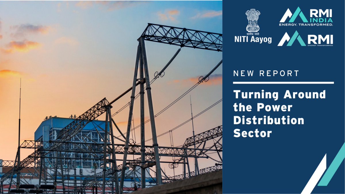 India's #CleanEnergyTransition depends on the ability of the power distribution sector to accommodate variable renewable energy. 

Read about the reforms that can facilitate this transition, here: niti.gov.in/sites/default/…

#IndiaEnergy