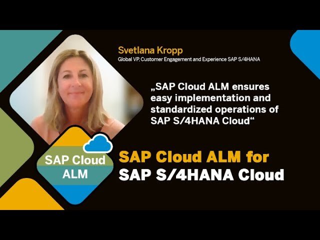 Did you know? With SAP #CloudALM, standard implementation and operations of SAP #S4HANA Cloud is included. Check it out: bit.ly/3s2yMvv