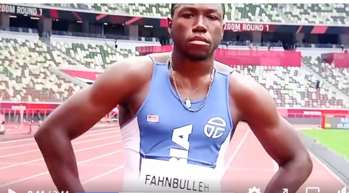 BrooksMartina1's tweet photo. #Liberia's Joseph Fahnbulleh finished 2nd to qualify to the semi finals of the 200m at the #Olympicsgames. #LibStandUp
#Tokyo2020 #Olympics2021 #Olympics #TokyoOlympics2020 https://t.co/YiuE7mLxDO