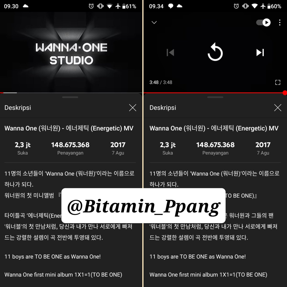 Bitamin_Ppang's tweet photo. @mafiawannable All i wann do! Wannaone! Gaterasa udah 4 tahun ya? Wish buat wannaone, semoga mereka sukses dijalannya masing2. Semoga mereka dpt reuni kembali suatu saat nanti Aamiin. Mau album undivided wannaone/ Leon me. Wml~
#EnergeticStreamingParty #WannaOne #Wannable #워너원 @WannaOne_twt https://t.co/d1Nxhs7lC1