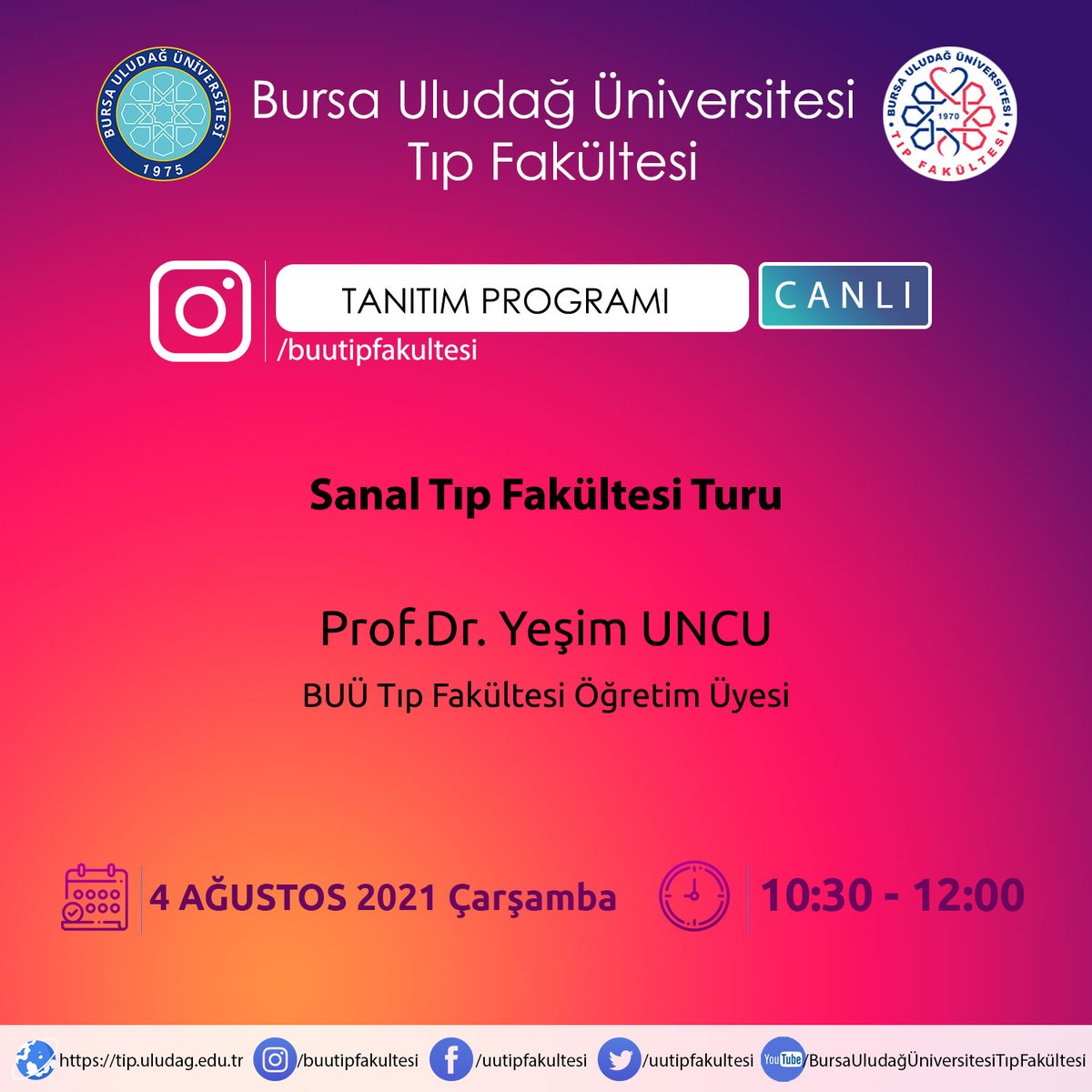 Bursa Uludağ Üniversitesi Tıp Fakültesi tweet media