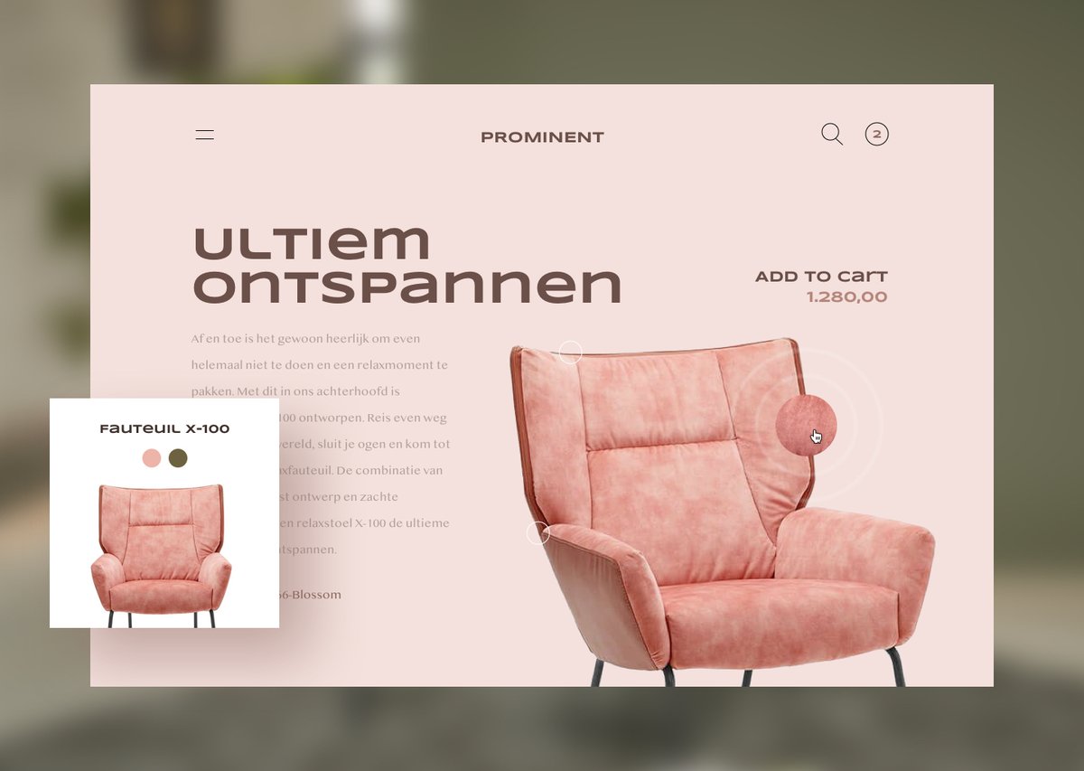 GraciousAgency's tweet photo. ⭐️ #pitch: Prominent | Breng het thuis gevoel online.
🎯 Doel: Breng de warmte, comfort en  de zitervaring van Prominent naar je beeldscherm.

In onze #tryouttuesday delen wij elke dinsdag een samenraapsel van oude en recente pitches die anders in vergetelheid zouden raken. https://t.co/vOMhha9aNR