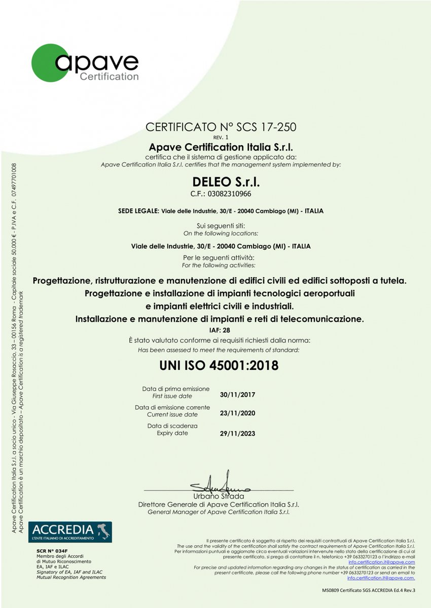 Deleosrl's tweet photo. I riconoscimenti acquisiti sono sinonimo di garanzia e serietà: dal '92 siamo iscritti all’Albo Nazionale dei Costruttori e negli anni abbiamo acquisito numerose certificazioni. Scopri le nostre competenze e quello che possiamo fare per te: https://t.co/bRctr6zAzM
#edilizia https://t.co/h2EwQd3HH8