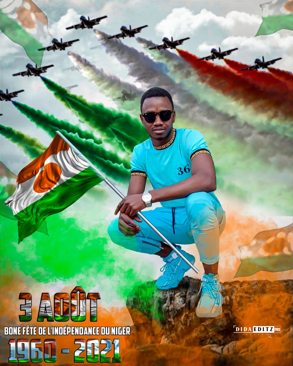DidaEditz's tweet photo. Bonne fête de l'indépendance du niger 🇳🇪 🇳🇪
#Master_dida #Dida_Editz #Tahoua #niger 🇳🇪 🇳🇪 https://t.co/8U504vtU4C