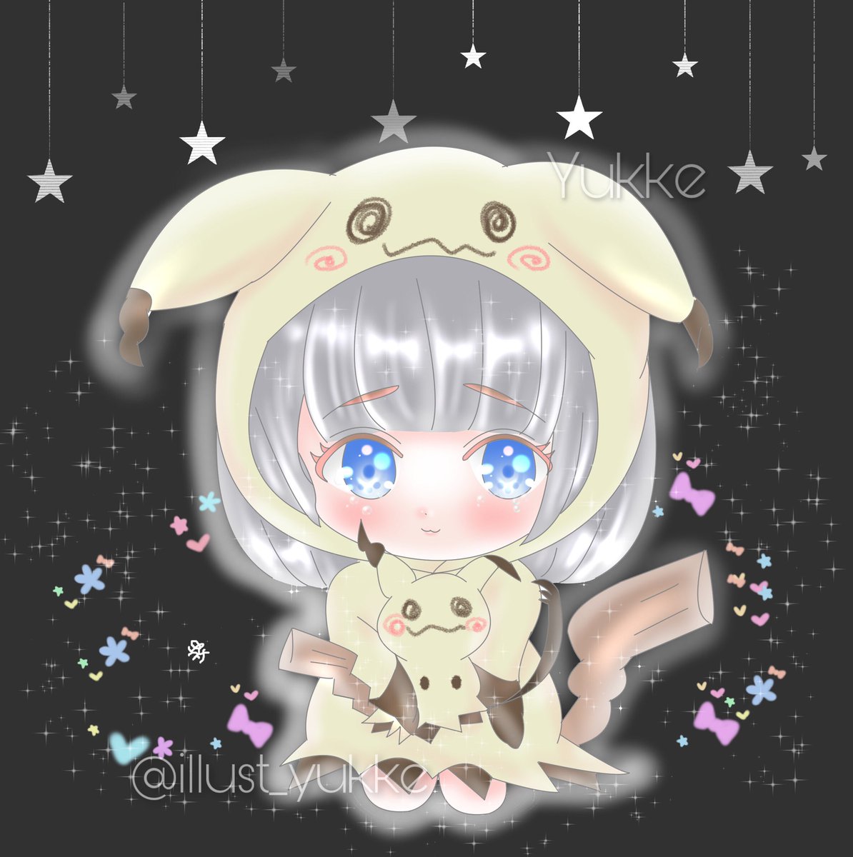 ゆっけ イラスト アイコン ヘッダー ミミッキュイラスト ポケモン 描いてみました ミミッキュ 激かわですね イラストご依頼再開致します Dmにてお願い致します 構図など送って頂けますと見積りしてスムーズにやり取り出来ます