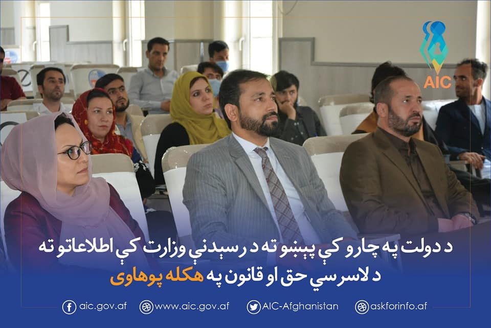 AccesstoInform1's tweet photo. پېښو ته د رسېدنې په چارو کې د دولت وزارت کې د پوهاوي پروګرام
https://t.co/12NtoyV7j4 https://t.co/96kKArJs5V