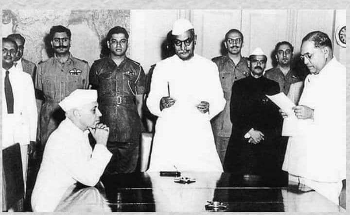 इतिहास में आज का दिन 3 अगस्त 1947 डॉ.बाबासाहब आंबेडकर स्वतंत्र भारत के प्रथम कानूनमंत्री बने बाबा साहेब जी के चरणों में नमन💐💐 #जयभीम