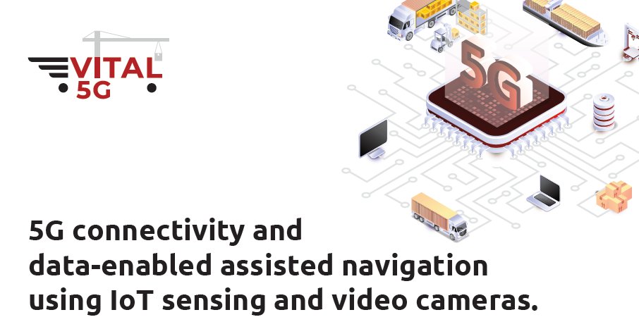5gVital's tweet photo. Learn more about our upcoming 5G connectivity and data-enabled assisted navigation use case in Galati Port, led by @Orange Romania
Download its brochure here https://t.co/9tGW7gySkw
#vital5g #h2020 #rnd #navigation #tnl #iot #netapps https://t.co/187X9Nn60R