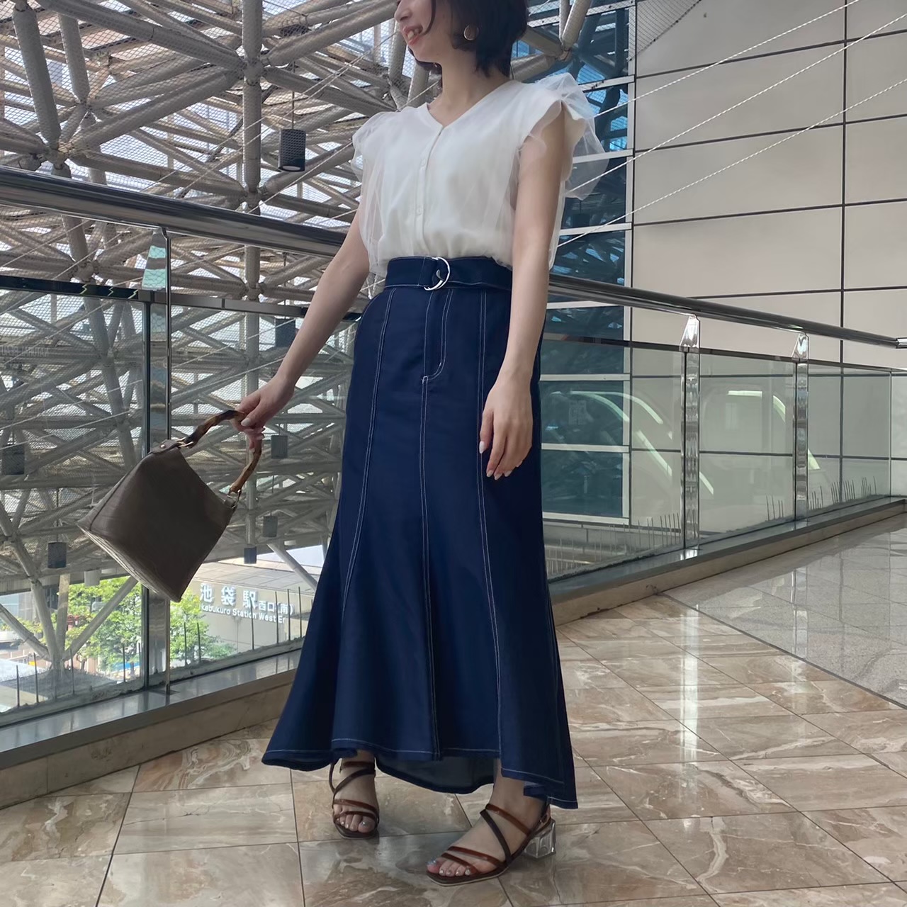 dazzlin デニム スカート ミニスカート レディース サイズS - 通販