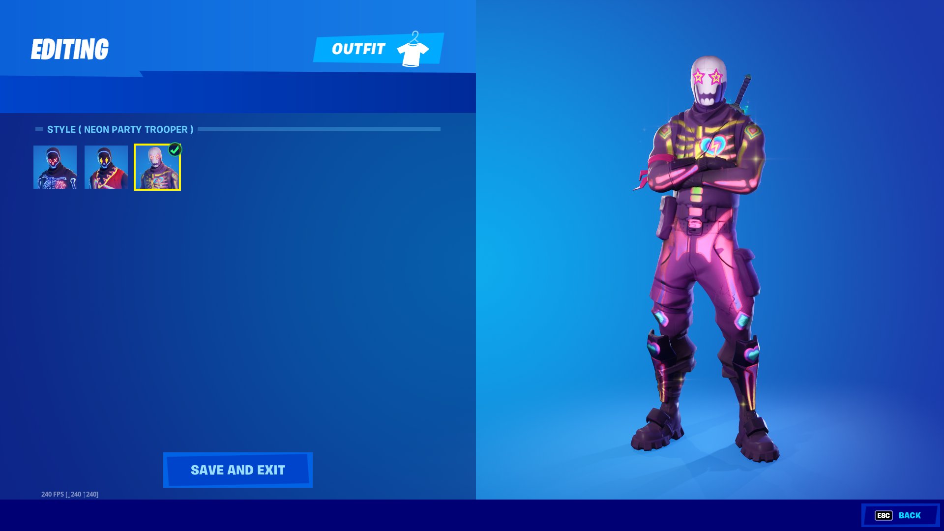HYPEX on X: “Party Trooper NEON style ingame! https://t.co 