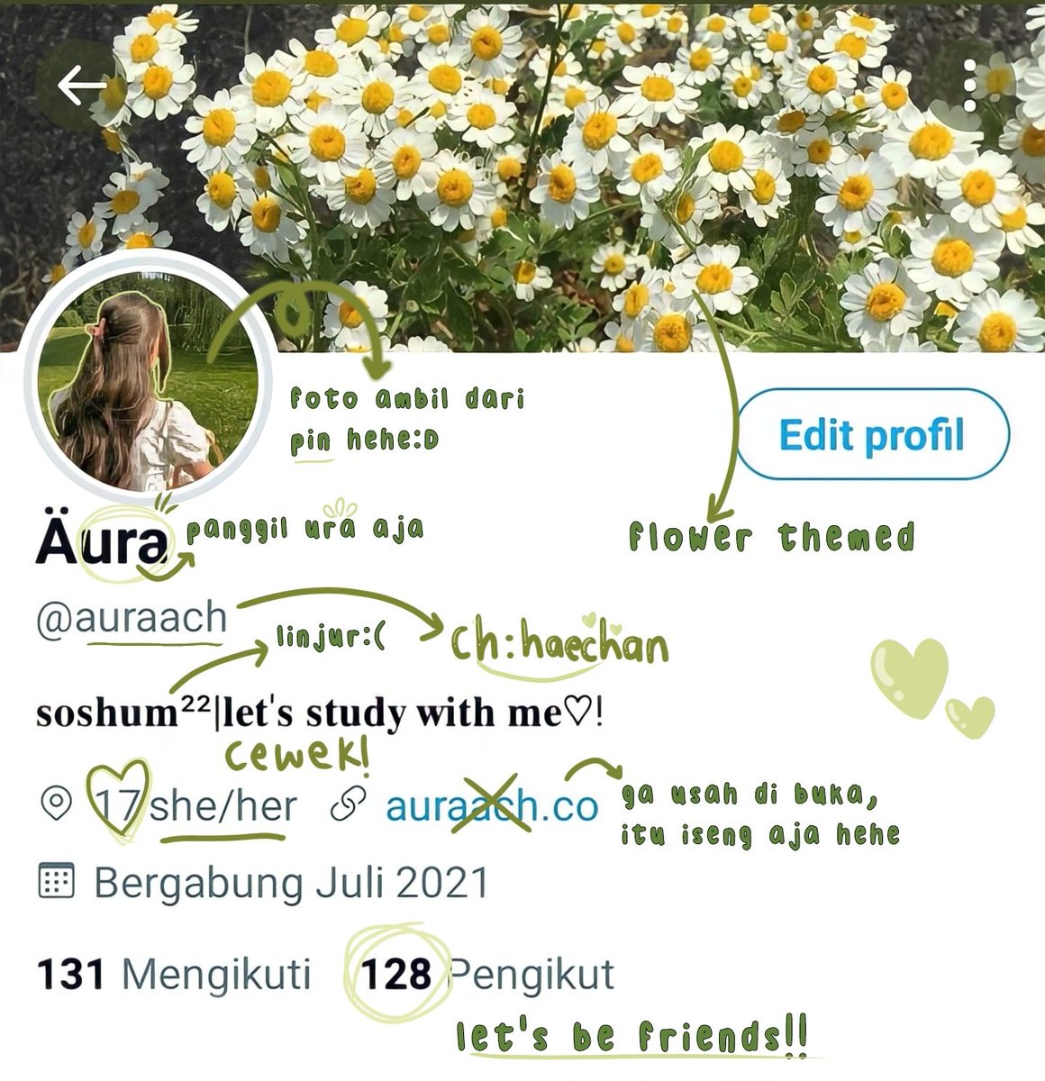 l1lyzzh's tweet image. Hi!aku mau cari mutualan lagi🙆looking for angkatan 22 moots, bantu rt and like ya,tysm! 
#studytwt #AMBISVERSE #ambistwt