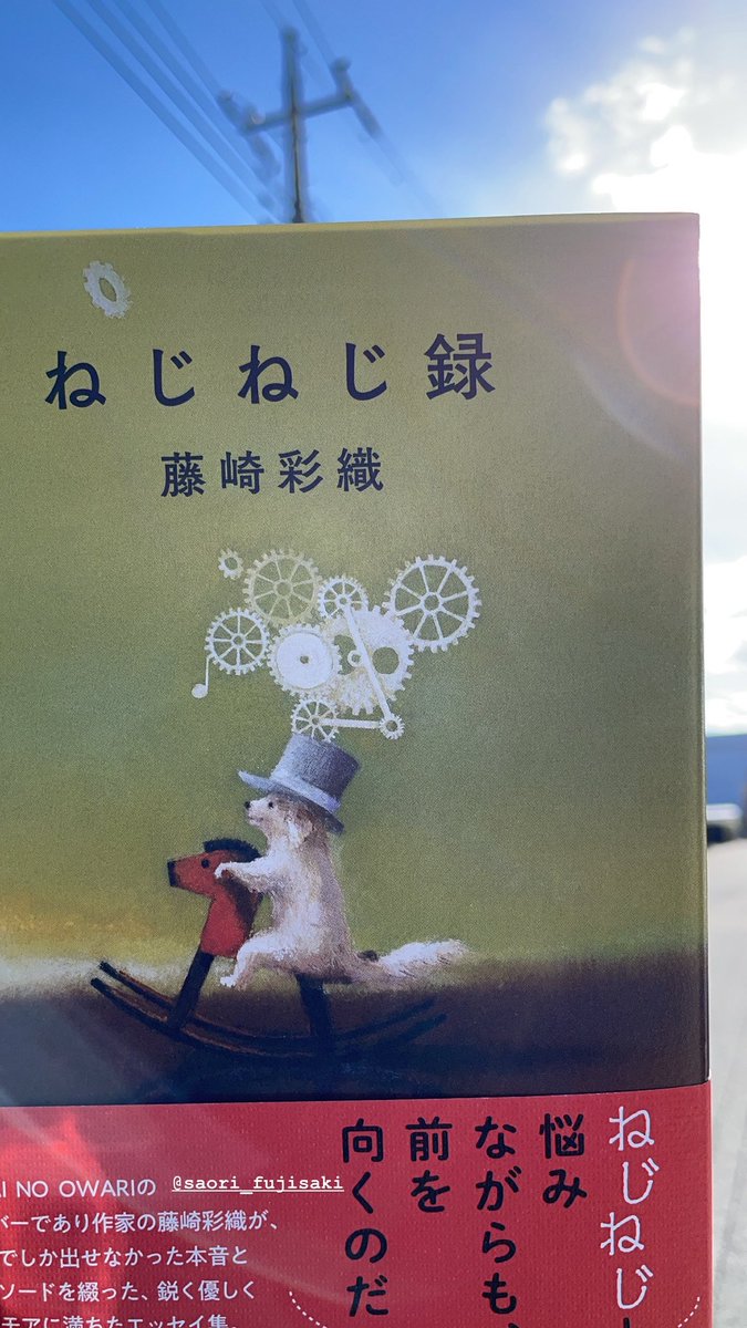 EOTW_1012's tweet photo. 1日1編1ねじねじ、、
ゆっくり読んでいこうと思います😌
彩織ちゃんの言葉ってとっても優しくて心にスっと入る🥲
@saori_skow https://t.co/IOQDFR49IB